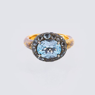 A Topaz Ring 'Tabou'