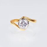 A Solitaire Diamond Ring - image 1