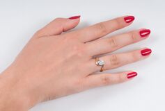 A Solitaire Diamond Ring - image 2