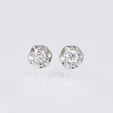 A Pair of Diamond Solitaire Earstuds