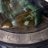 A Limited Bronze Clock 'Janus' with Movement by IWC - image 6