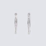 A Pair of Diamond Earrings - image 1