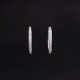 A Pair of Diamond Earrings - image 2