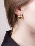 A Pair of Citrine Period Earstuds with small Diamonds - image 3