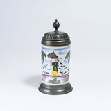 A Faience Tankard with a Chinese - image 1