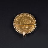 A Pendant with Coin 'Double Eagle Liberty Head' - image 2