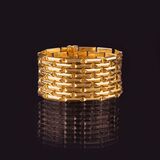 Breites Vintage Gold-Armband - Bild 1