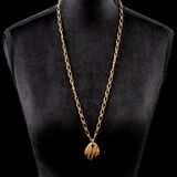 A Gold 'Toison d'Or' Pendant with Necklace - image 3