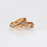 Two Trinity Gold Rings - image 2