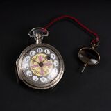 A Spindle Pocket Watch with Painting