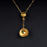 Modernes Gold-Collier - Bild 1