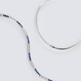 A colour fine Sapphire Diamond Bracelet - image 2