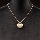 A highcarat Heart Diamond Pendant on Necklace - image 2