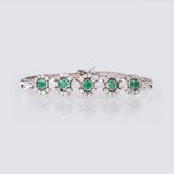 An Emerald Diamond Bracelet - image 1
