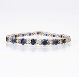 A Natural Sapphire Bracelet - image 1