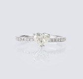 Diamant-Brillant-Ring 'Herz' - Bild 1