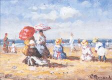 Families on the Beach - image 1