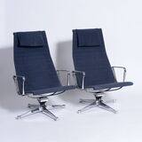 A Pair of Aluminium Chairs EA 124 - image 2