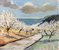 Blossomin Trees at the Coast - image 1