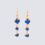 A Pair of Earpendants with Lapis Lazuli and Quartz 'Capri' - image 1