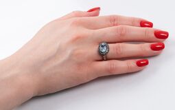 A Topaz Ring 'Tabou' - image 2