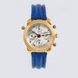 A Gentlemen's Wristwatch 'Doppelchronograph Rattrapante' by Forum