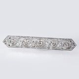 Jugendstil Diamant-Brosche - Bild 2