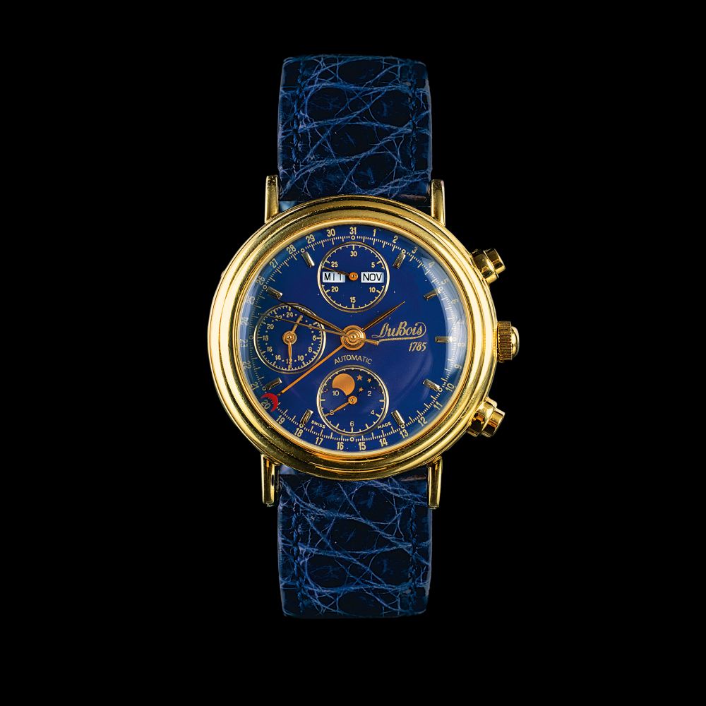 DuBois et fils, gegr. 1785 in Le Locle - Herren-Armbanduhr mit Mondphase und Datumsanzeige Herren-Armbanduhr mit Mondphase und Datumsanzeige