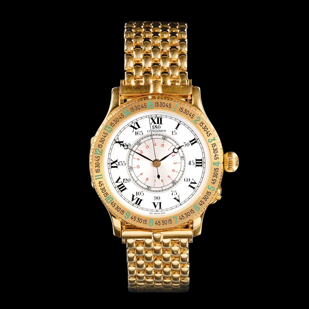 A limited Gentlemen's Wrist Watch 'Lindbergh Hour Angle Watch'