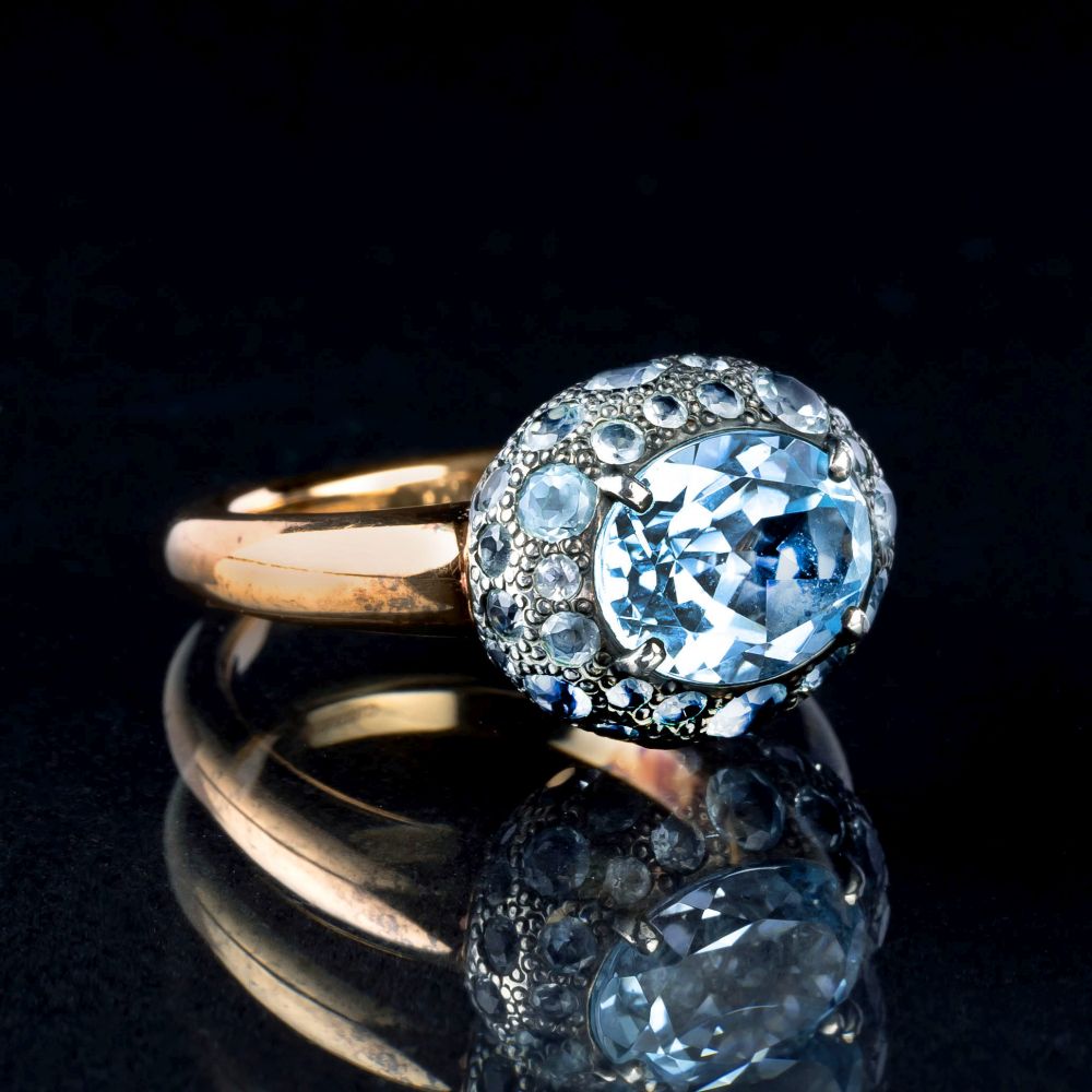 A Topaz Ring 'Tabou' - image 2