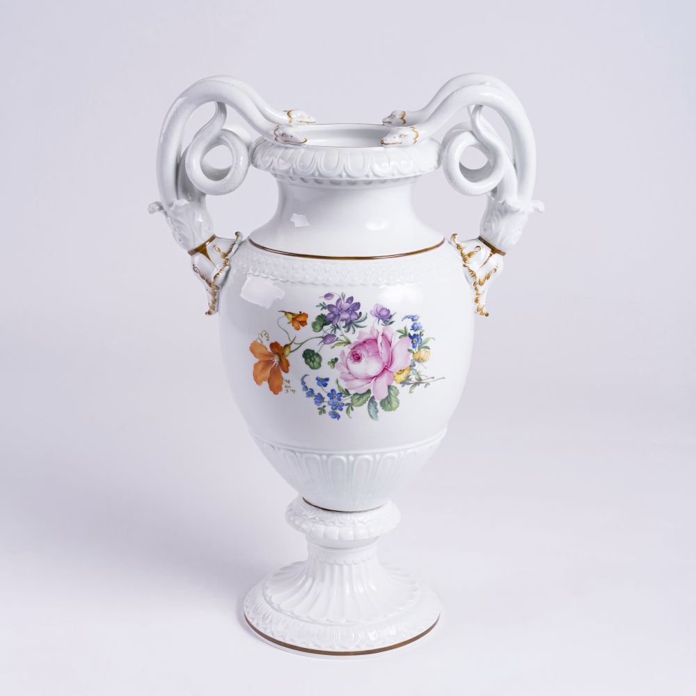 Ernst August Leuteritz - Schlangenhenkelvase Schlangenhenkelvase