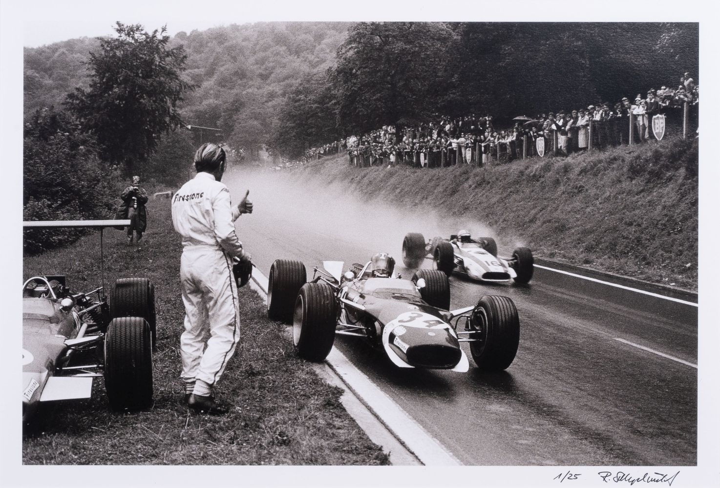 Der ausgeschiedene Graham Hill