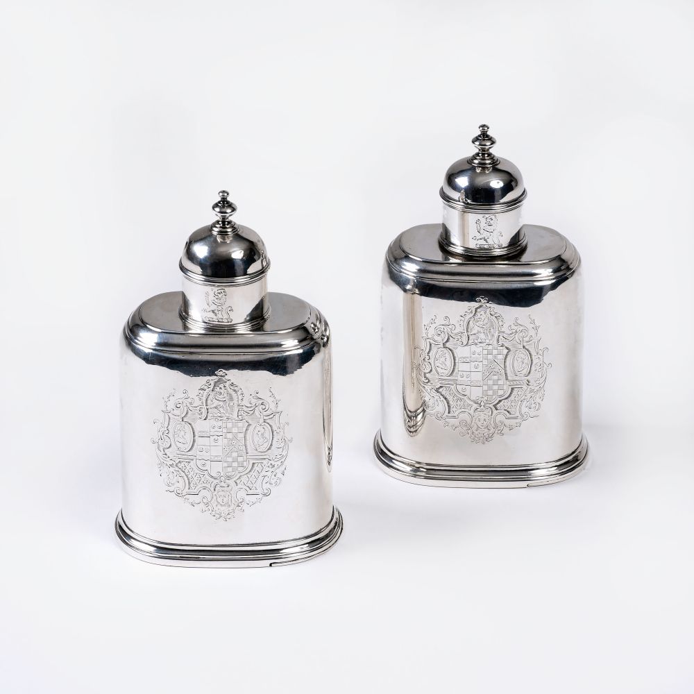 A Pair of Tea Caddys