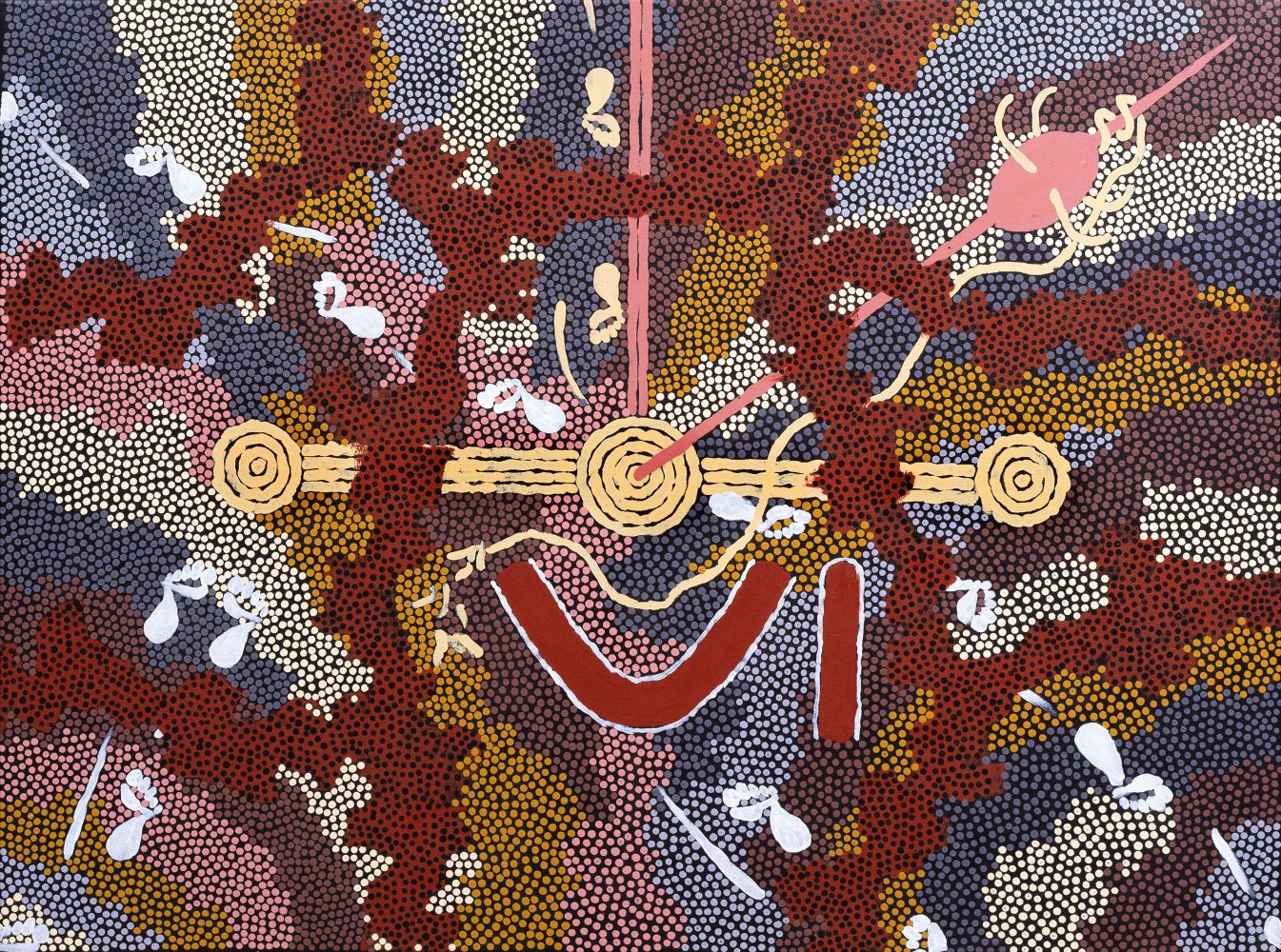 Clifford Possum Tjapaltjarri - Love Story Love Story