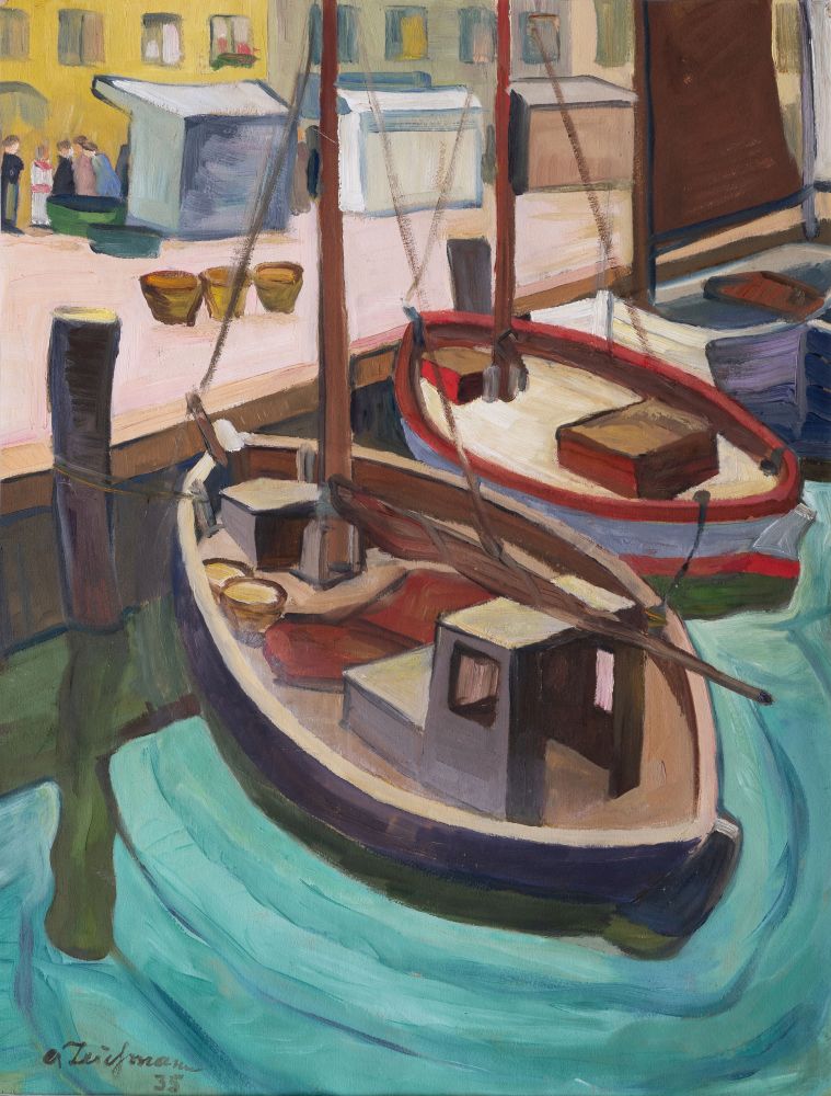 Alfred Teichmann - Fischmarkt in Königsberg Fischmarkt in Königsberg