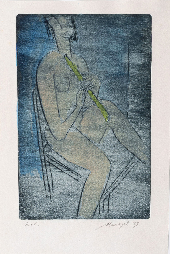 Nude with Flute