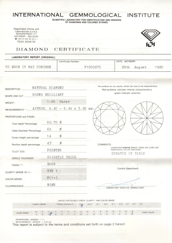 Loser fein-weißer Diamant - Bild 2