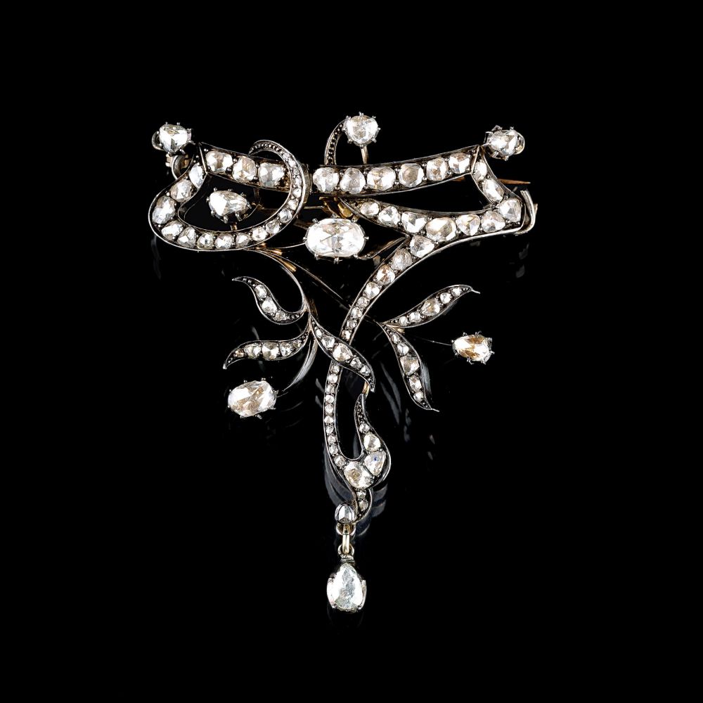 An Antique Diamond Necklace - image 2