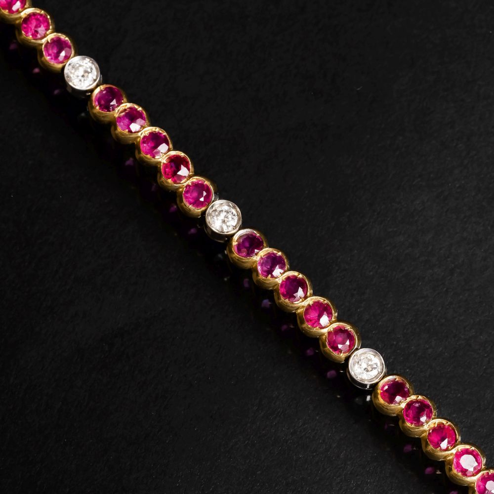 Rubin-Brillant-Armband Rubin-Brillant-Armband