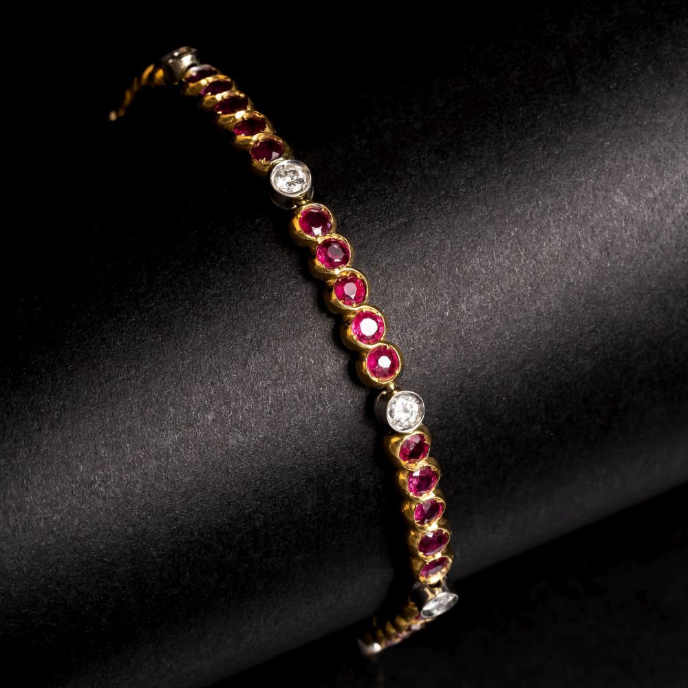 A Ruby Diamond Bracelet - image 2