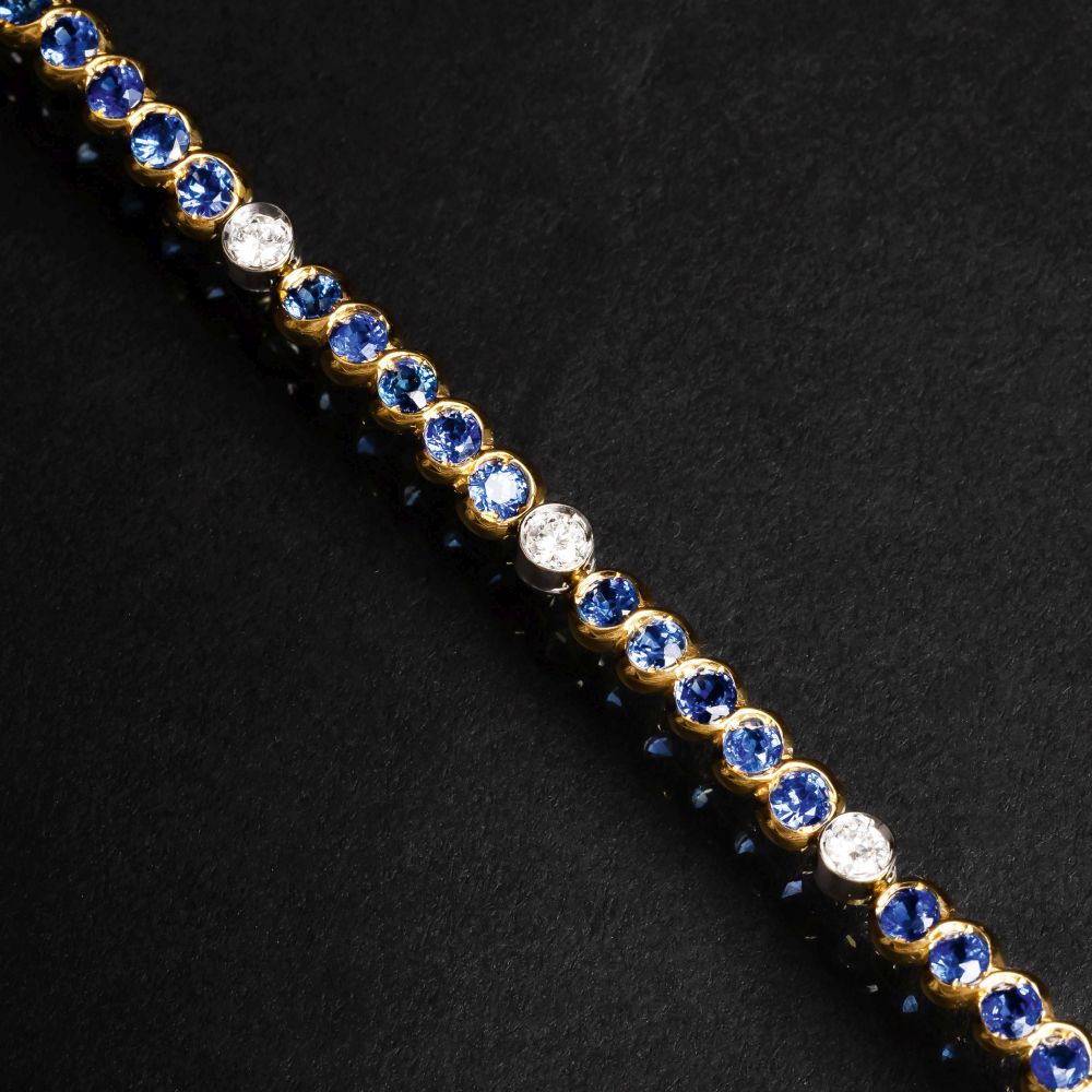 Saphir-Brillant-Armband Saphir-Brillant-Armband