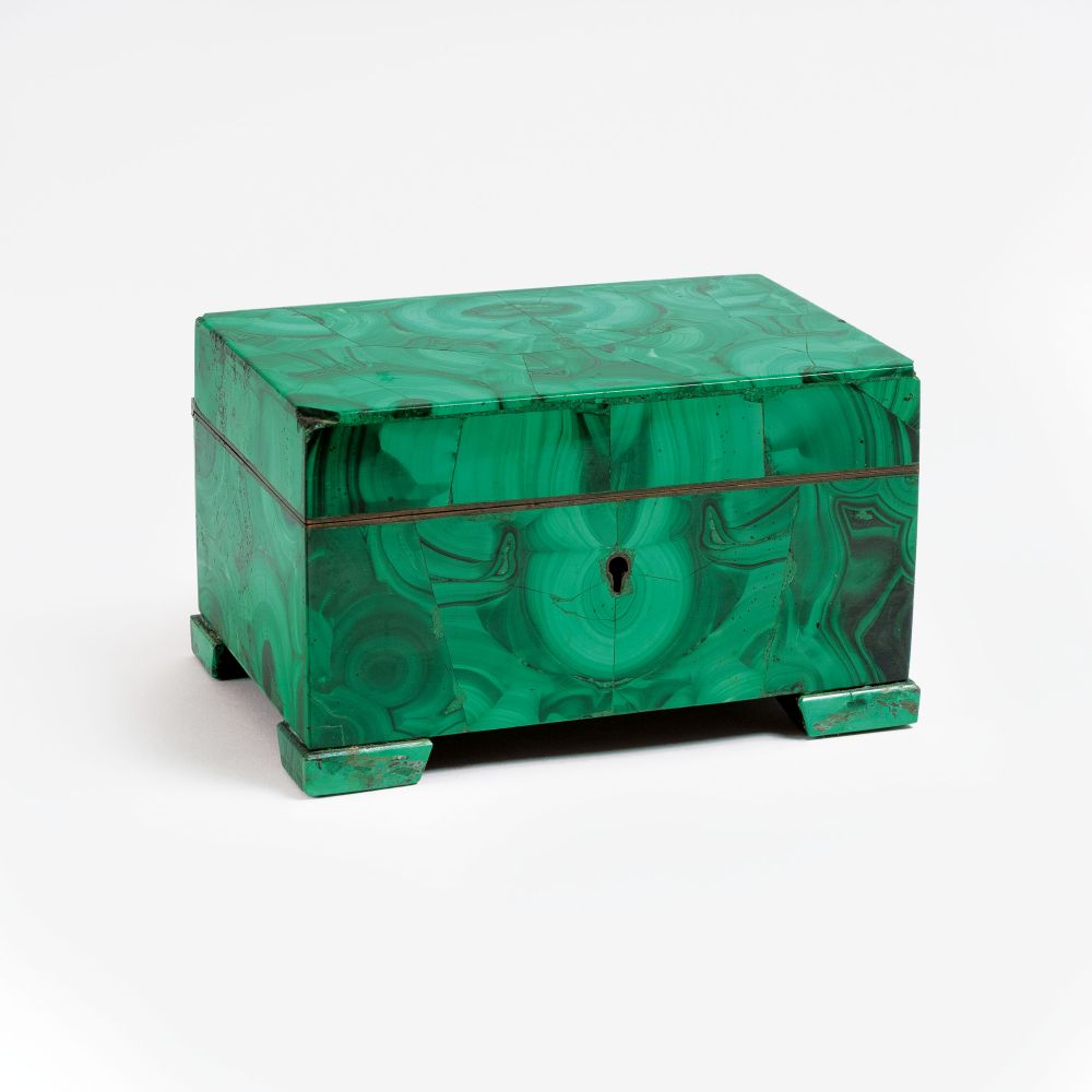 A Malachite-Casket A Malachite-Casket