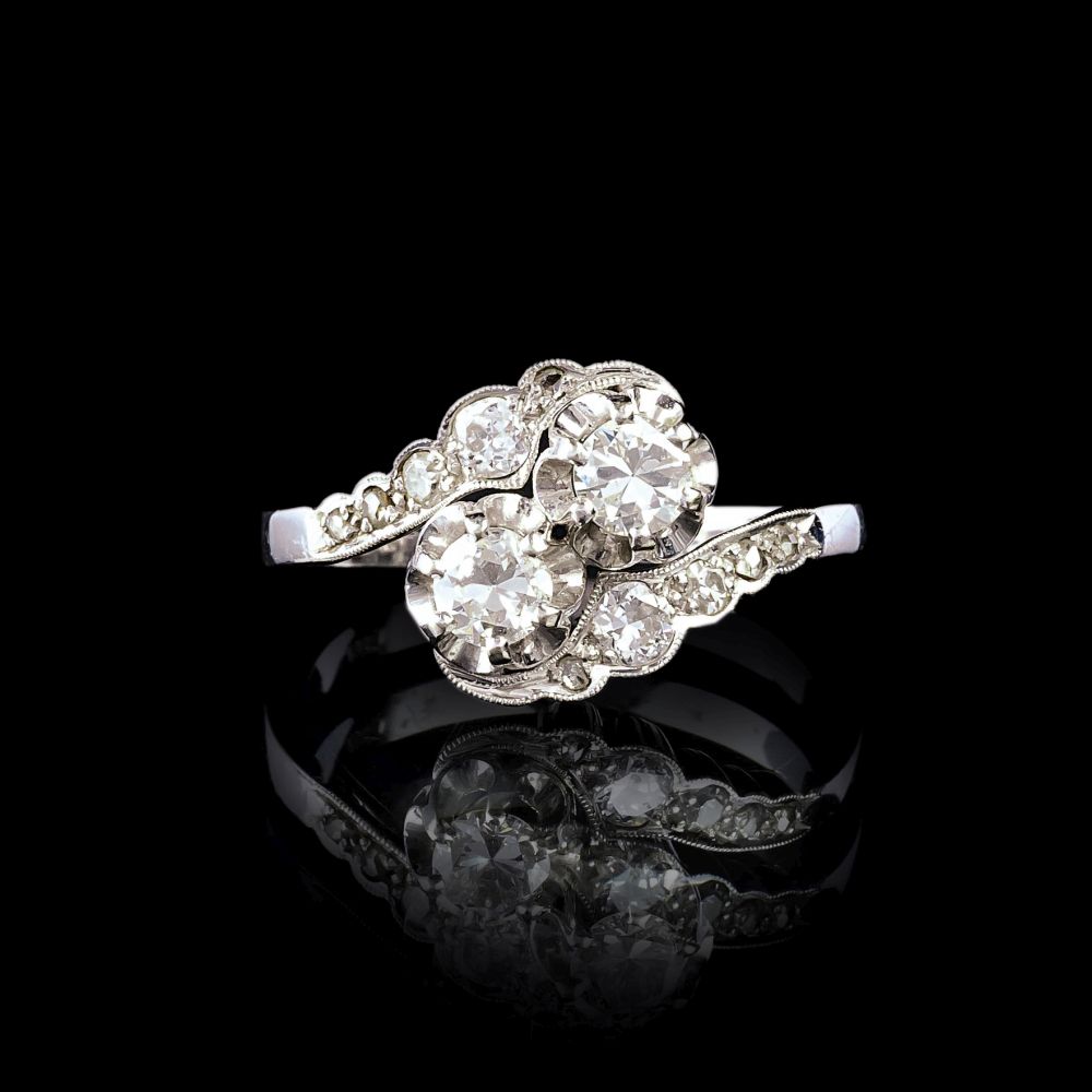 Toi et Moi Diamant-Ring Toi et Moi Diamant-Ring
