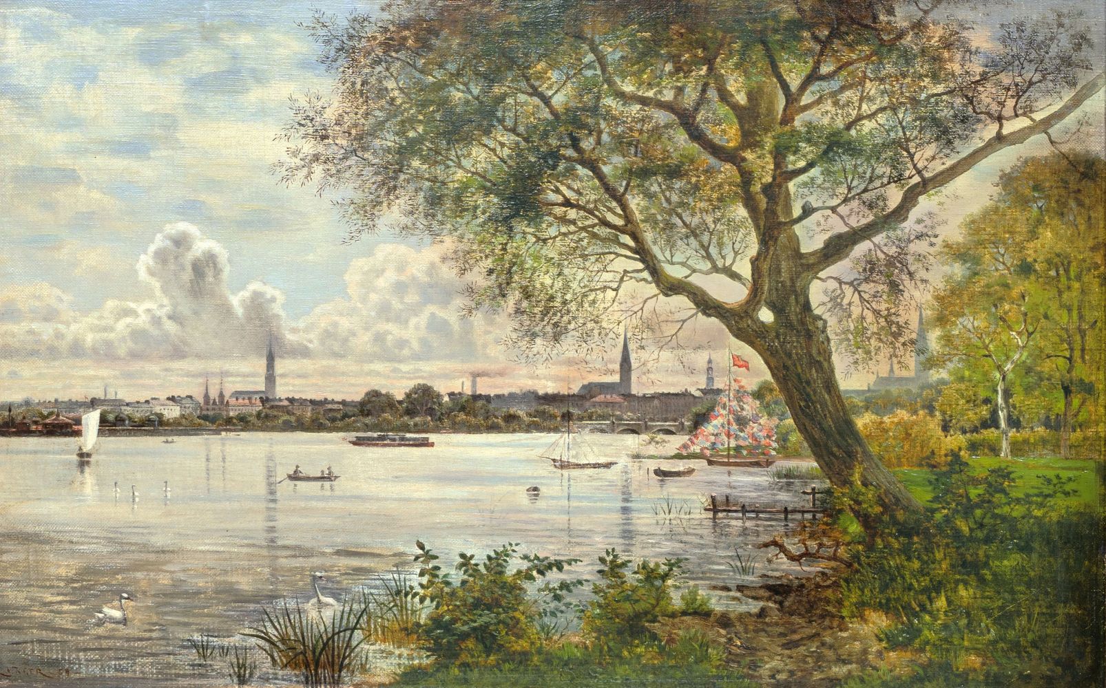 View over the Alster