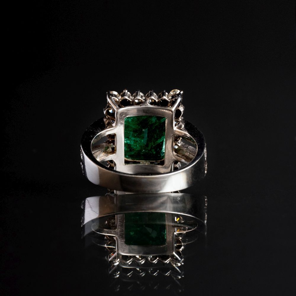 Smaragd-Brillant-Ring - Bild 3