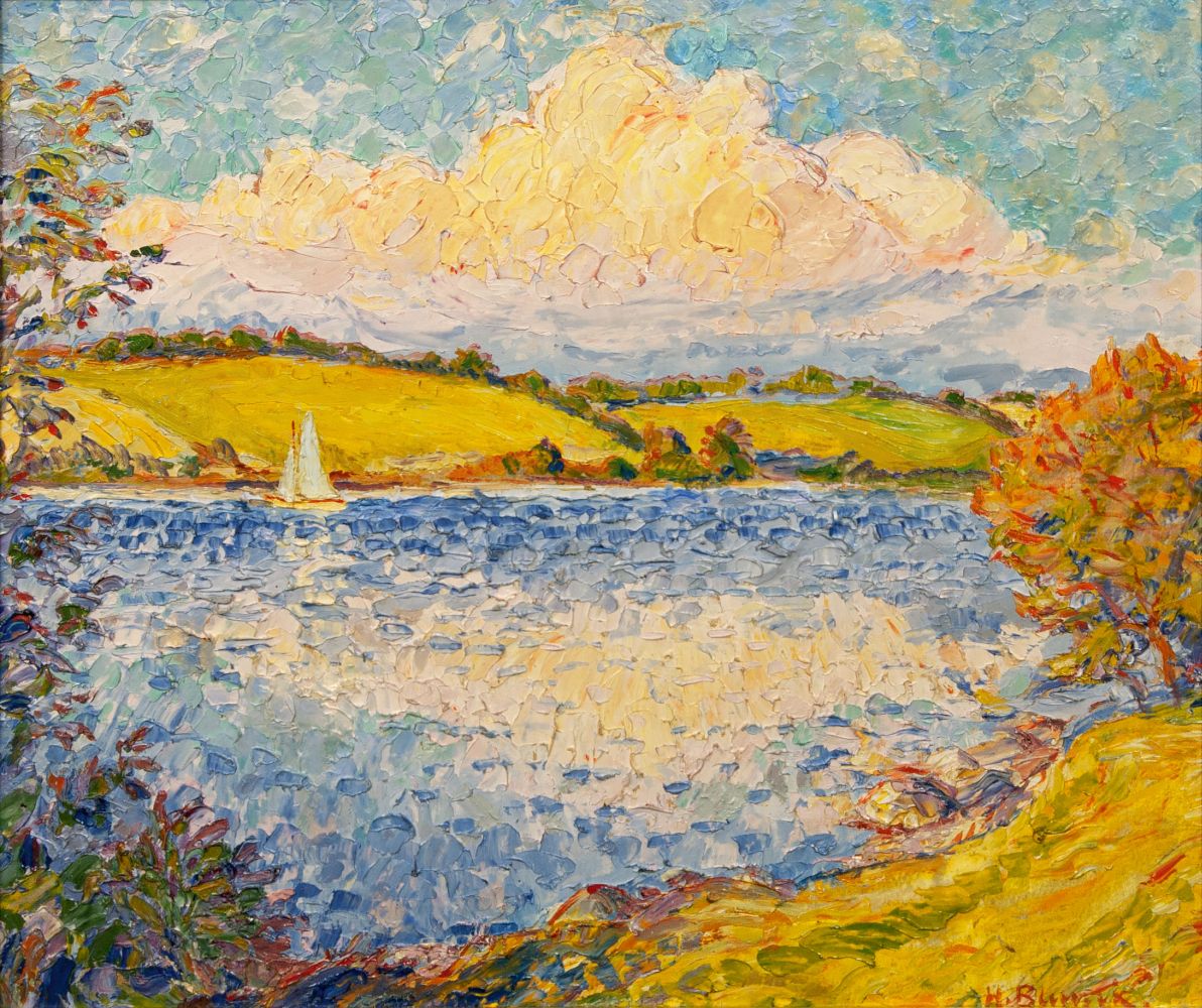 Heinrich Blunck-Heikendorf - Evening Sun - Osbek Bay Evening Sun - Osbek Bay