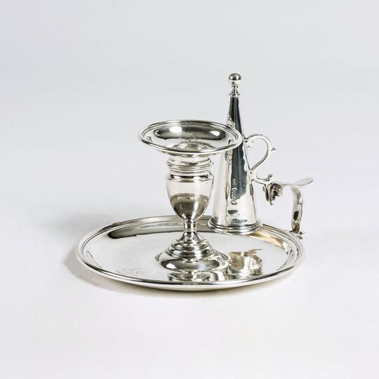 A George III Portable Lamp