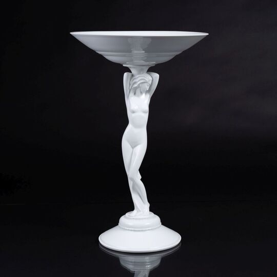 An Art deco Centrepiece with Female Nude