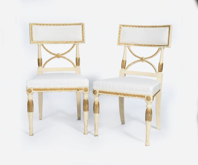 Paar gustavianischer Stühle