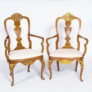 A Pair of Baroque- Armchairs